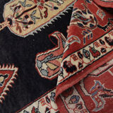 Tapis persan persan vintage fait main- 132x162cm