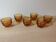 Amber egg cups Lever
