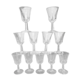 Lot de 11 verres à liqueur