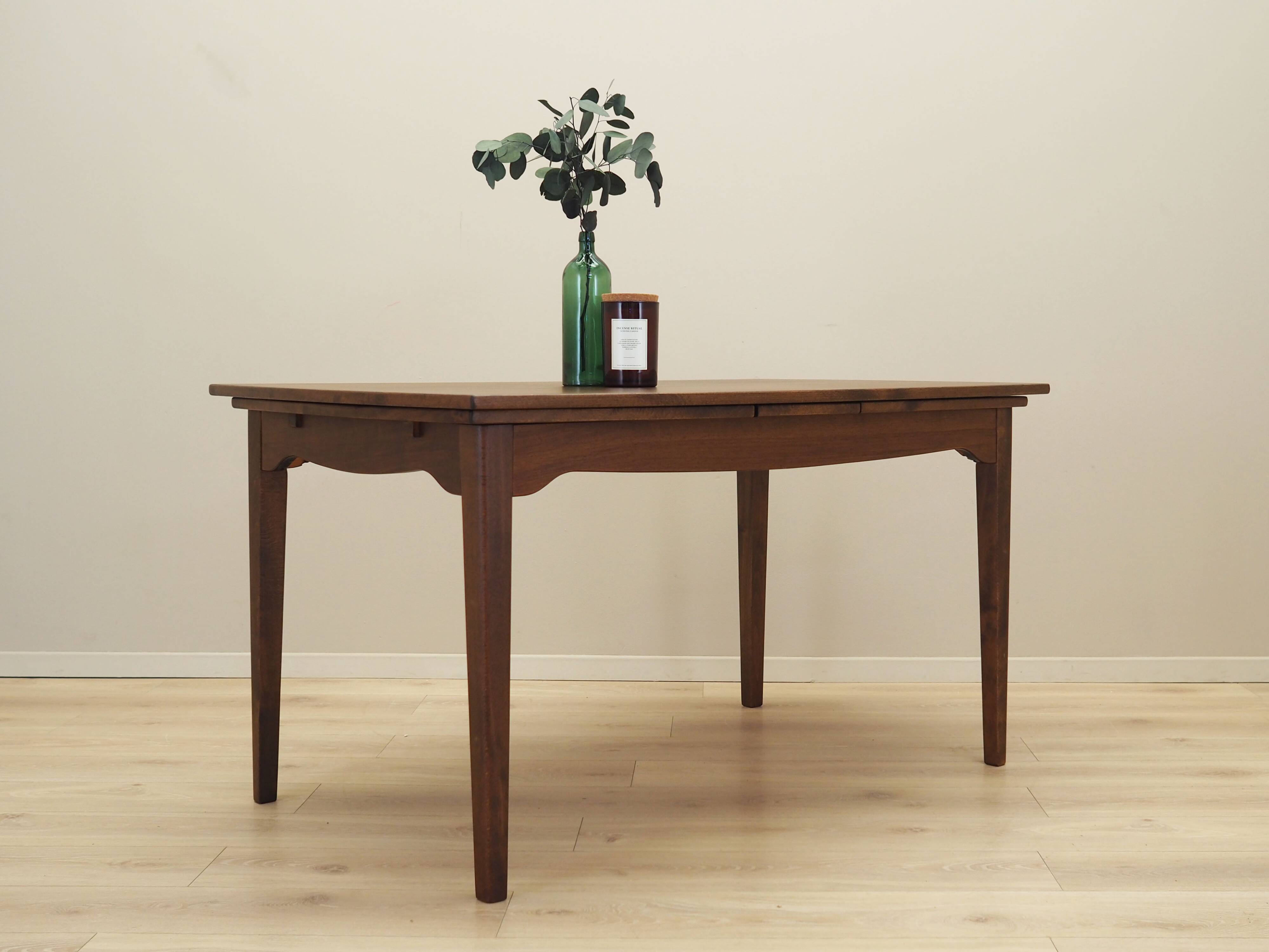 Walnut table, Danish design, 1970s, production: Denmark