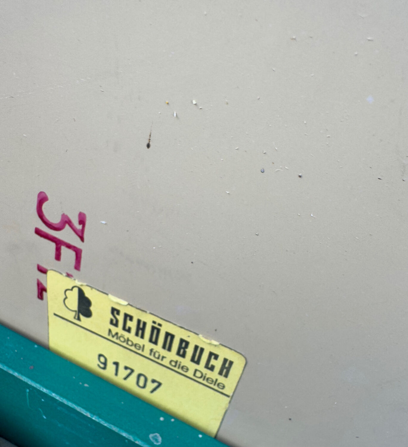 Scandinavian style mirror from the 70s