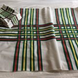 Nappe et 6 serviettes - vintage