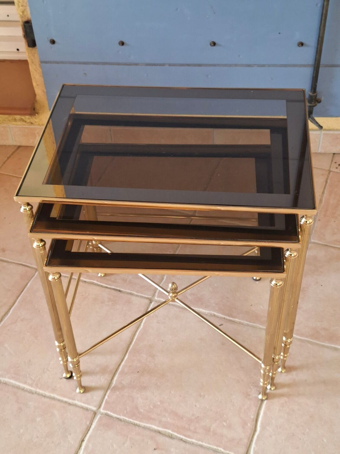 Vintage nesting tables
