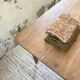 Beech and pine farmhouse table with spindle legs 170 cm
