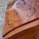 Writing desk back to donkey style Louis XV in rosewood