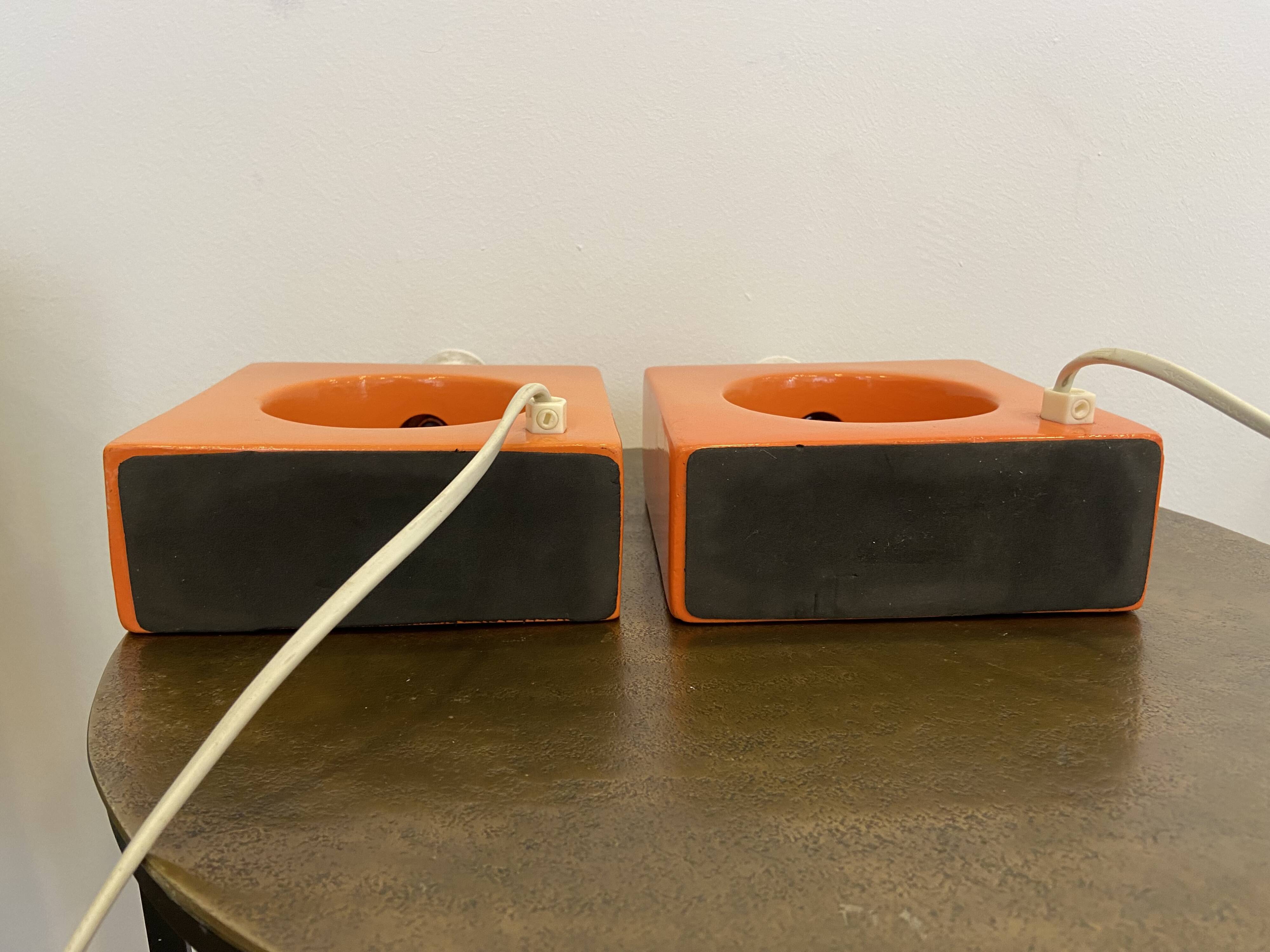 Paire de pied de lampes
