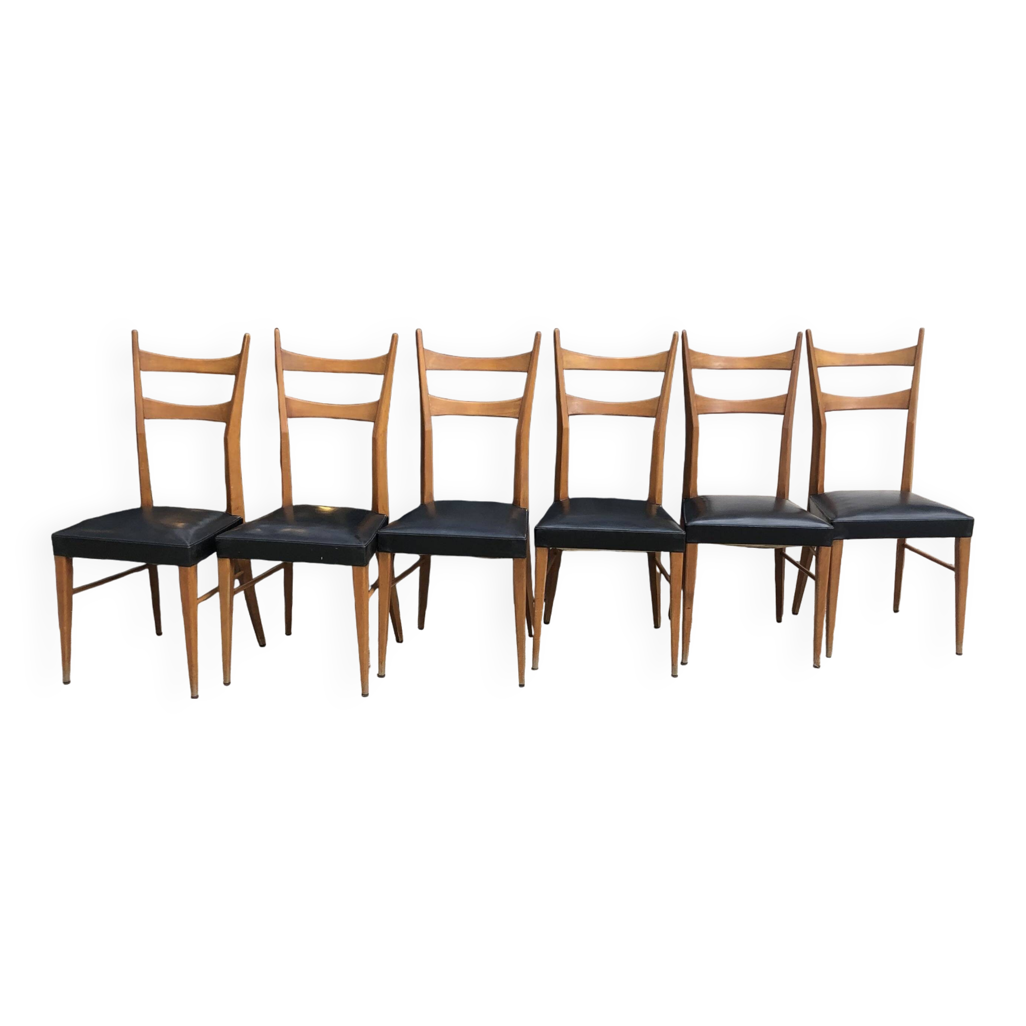 6 Chaises années 60