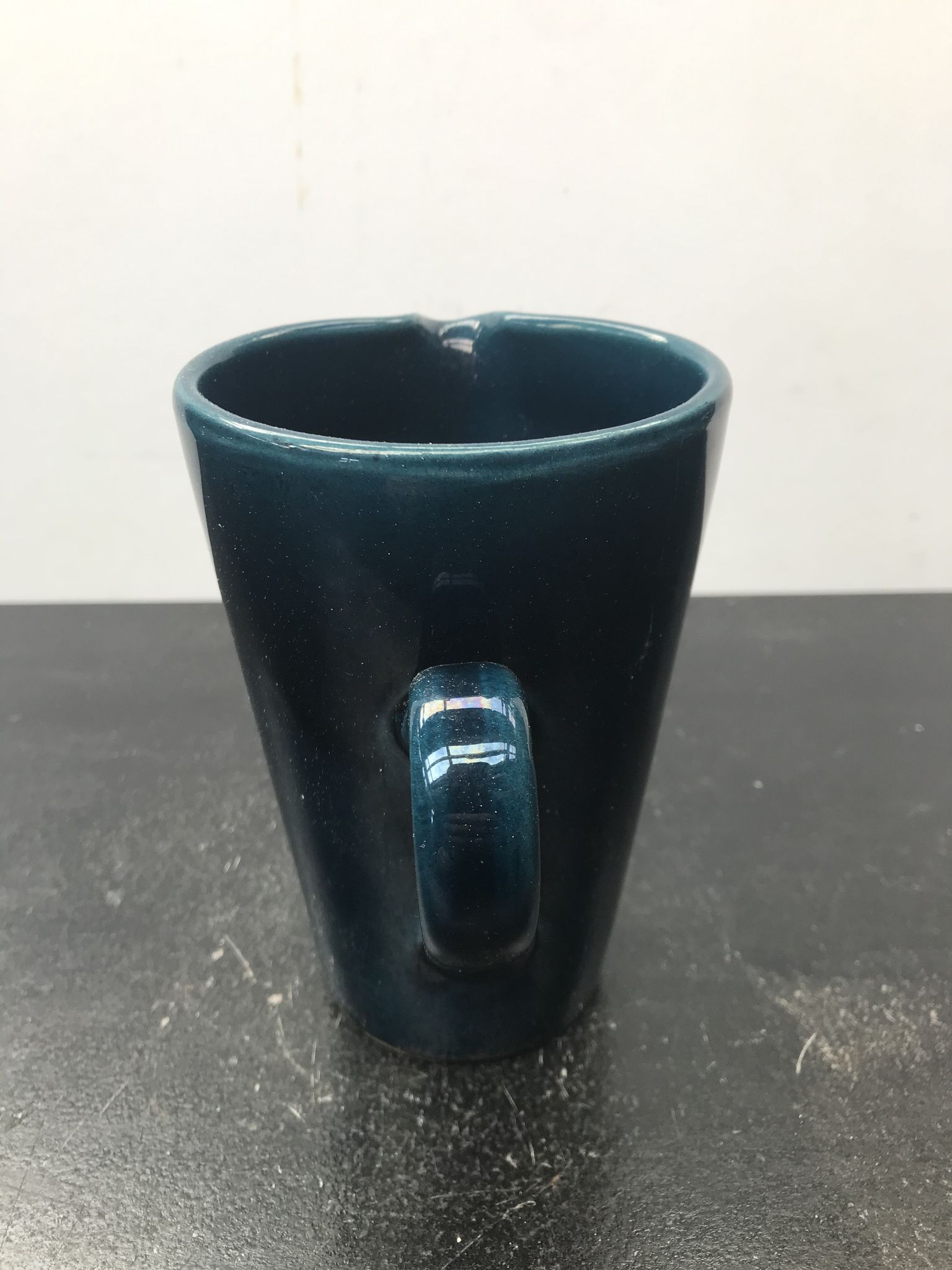 Ancien pichet Vallauris céramique bleu