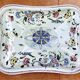 Ancien plat couvert faïence Gien modèle corne d’abondance XIX