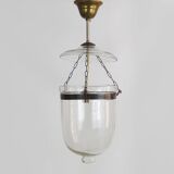 Glass bell lantern with its fumivore. XIXth