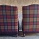 Pair of Louis XIII wingback armchairs