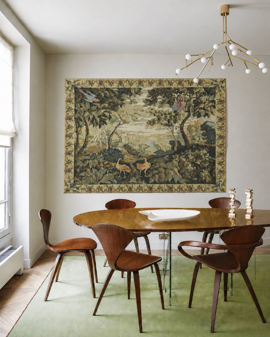 Tapisserie au petit Point Milieu XXème