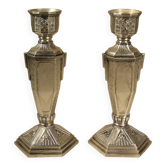 Pair of 15 cm candlesticks