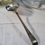 SOH silver metal ladle with shell/foliage decor