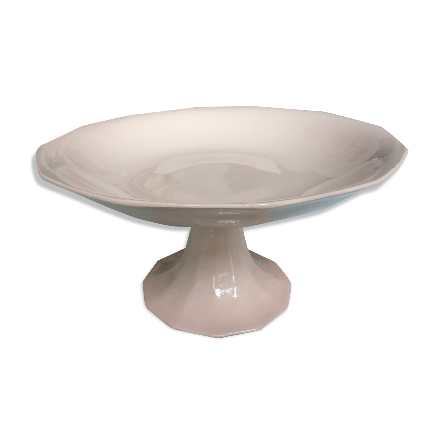 Assiette pied douche compotier