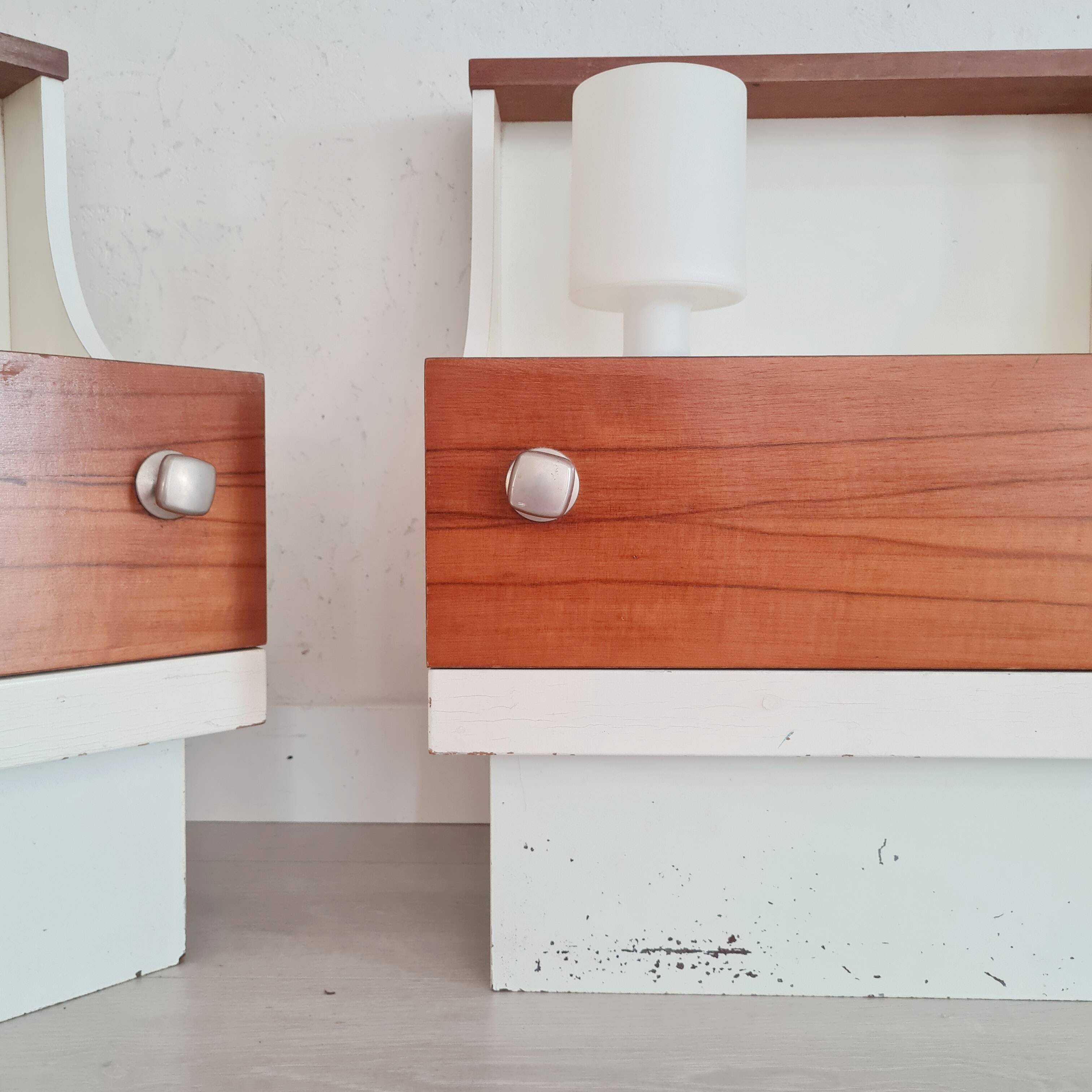 Pair of 70s bedside tables