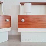 Pair of 70s bedside tables