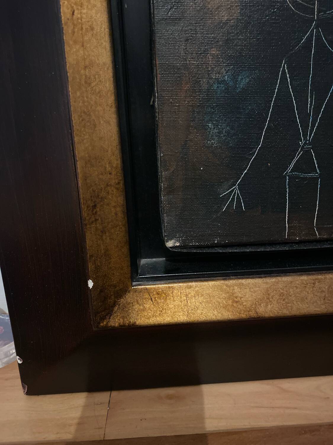 Oil painting by Lucio Renucci "The Cages"