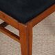 Set of 4 solid oak chairs from the 1950s.