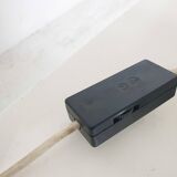 White chrome and opal table light by Leclaire and Schafer, Germany, 1970's