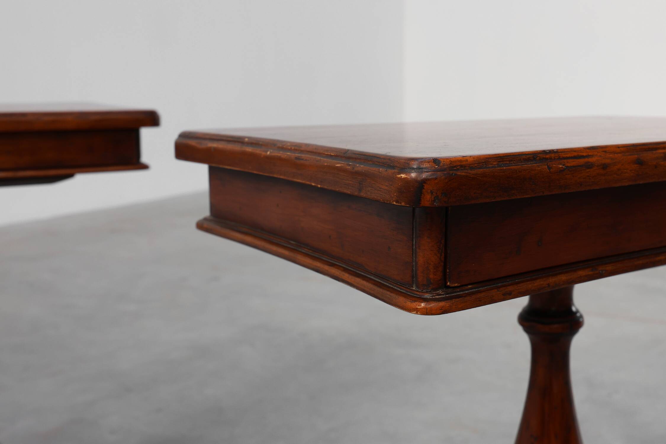 Pair of 20th century English nightstands in George IV style