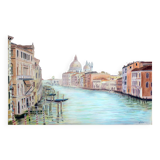 Dibujo de Venecia. Grand canal.