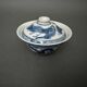 Porcelain bowl with its lid China dragon decoration late 19th century