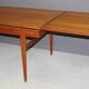 Danish Dining Room Table By Ejvind A. Johansson In Teak Around 1960