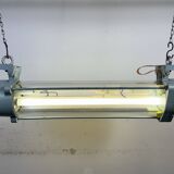 Industrial East German Fluorescent Tube Light From Leuchtenbau Wittenberg, 1980s