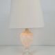 Alabaster Amphora Shaped Mother Table Lamp by Nelson Bloncourt, 1960s