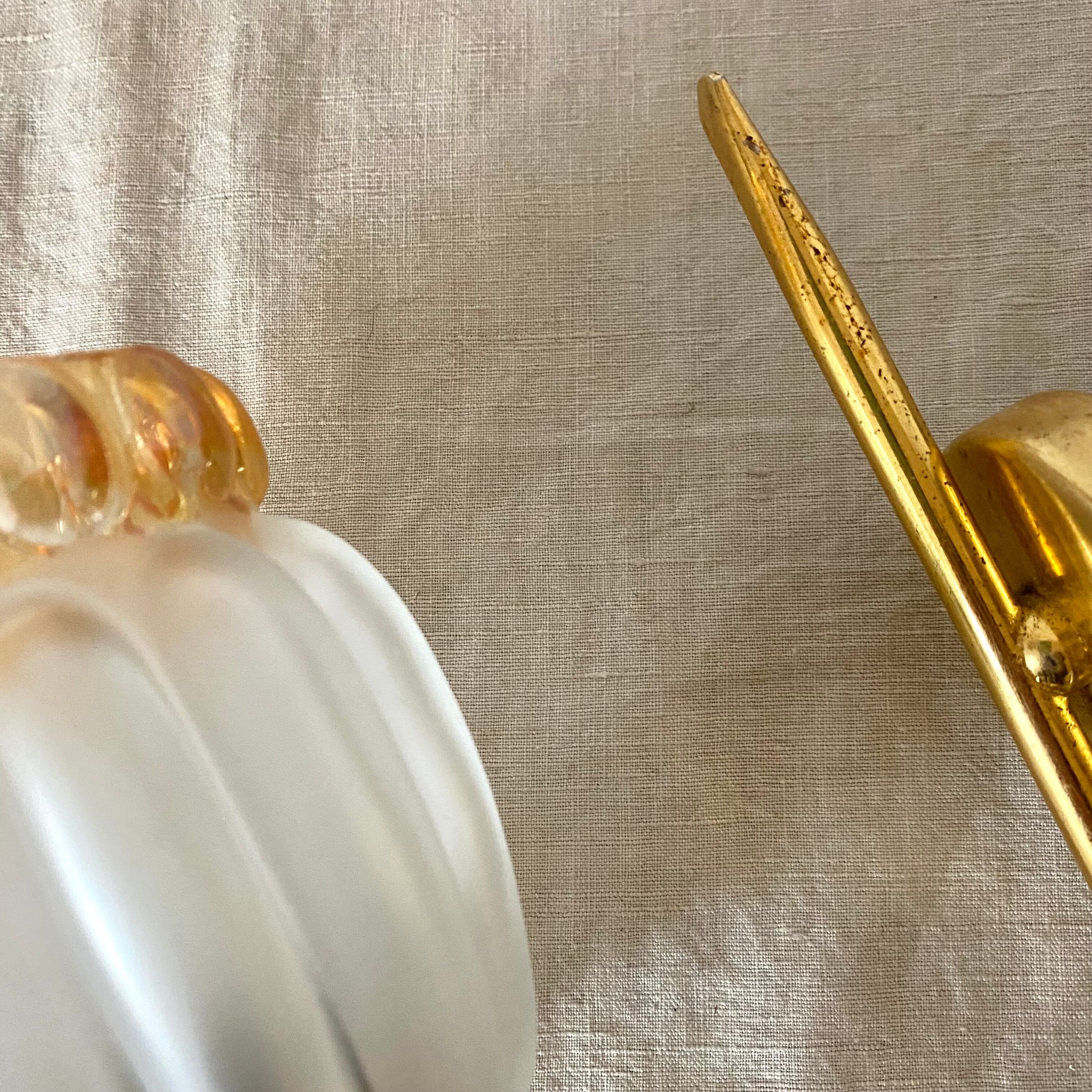 Vintage gold wall lamp