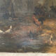 Nature morte et poules école XIXeme