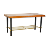 Table basse en bois et métal