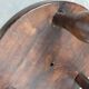 Vintage solid turned wood tripod stool