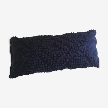 Handmade knit cushion