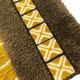 Vintage rug ochre yellow - brown / floor rug / wall tapestry