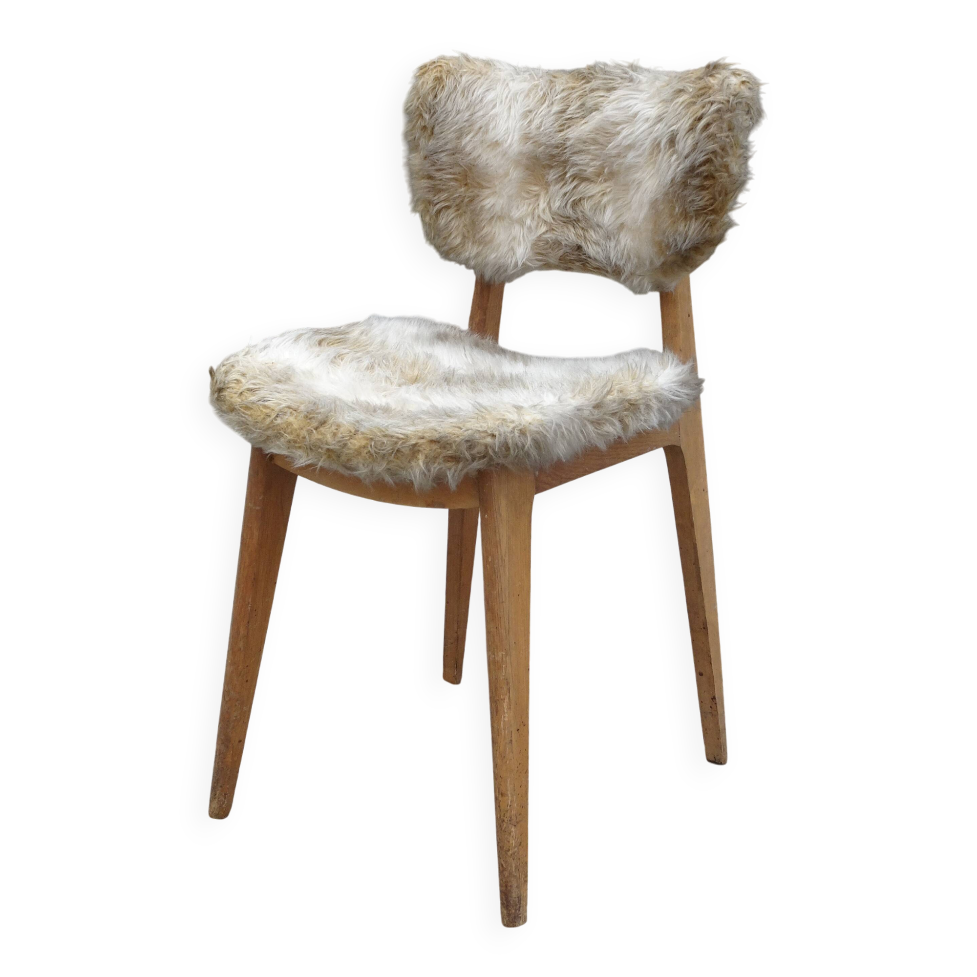 Chair by Roger Landault model 6517, Boutier edition, 1954.