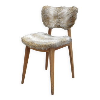 Chair by Roger Landault model 6517, Boutier edition, 1954.