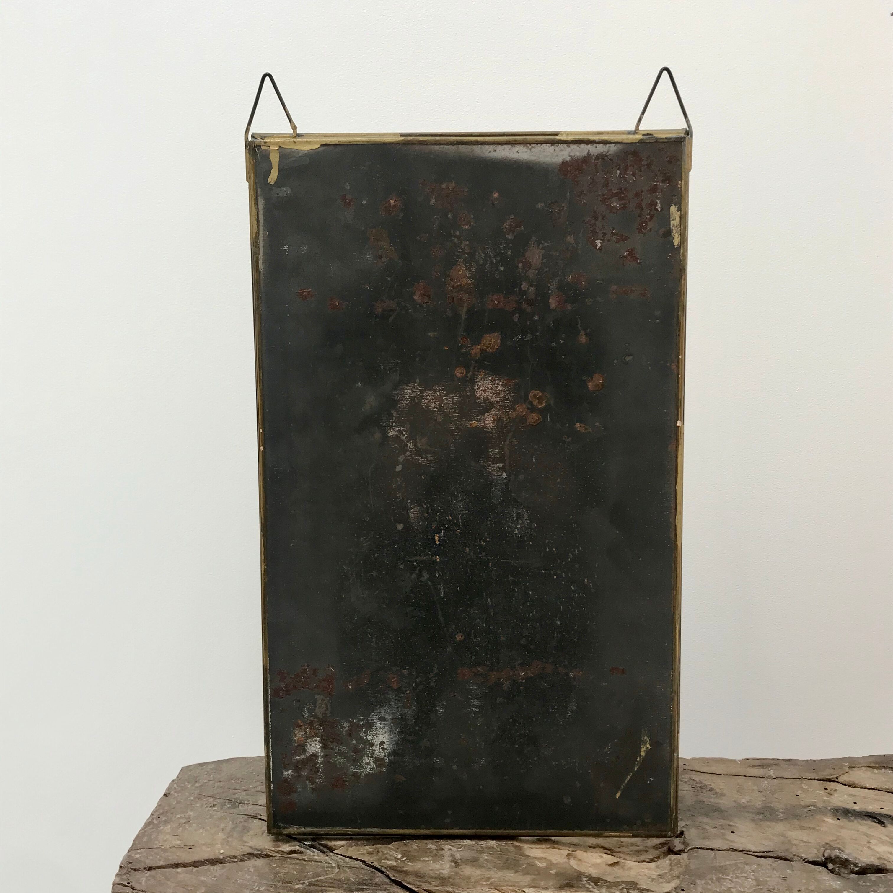 Glass and brass window