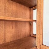 Elegant Art Deco-style hanging display cabinet