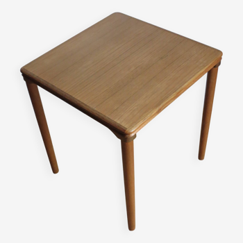 Danish Mid Century Teak Side Table designed by H W Klein for Bramin Denmark