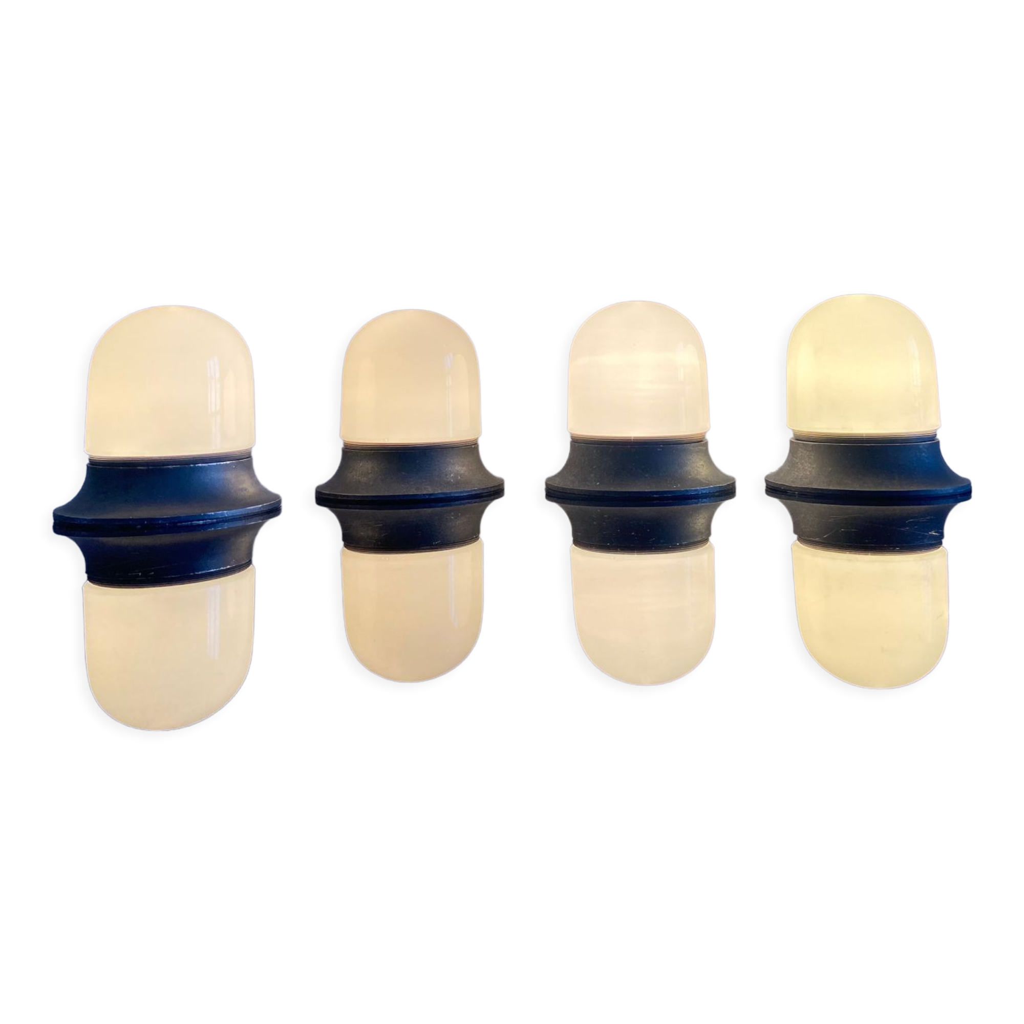 Set of 4 lamps artemide, italy 1970s