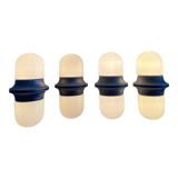 Set of 4 lamps artemide, italy 1970s