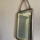 Small beveled barber mirror