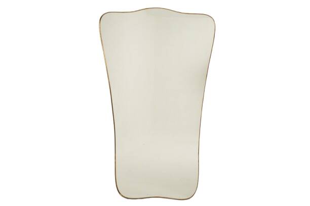 Hat-shaped mirror, in the style of Gio Ponti.