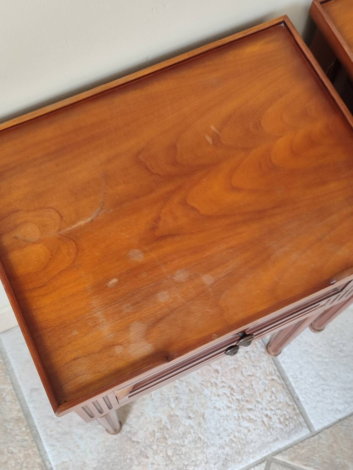 Louis XVI bedside tables