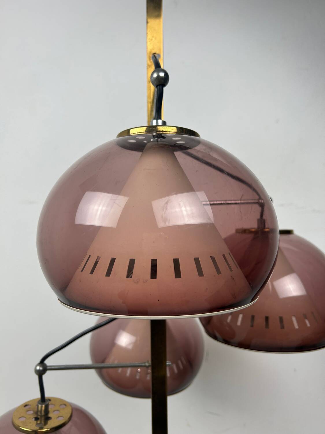 Lustre italien vintage Lamter Milano
