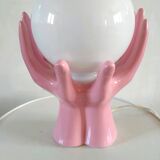 Ceramic hand lamp design 70s
