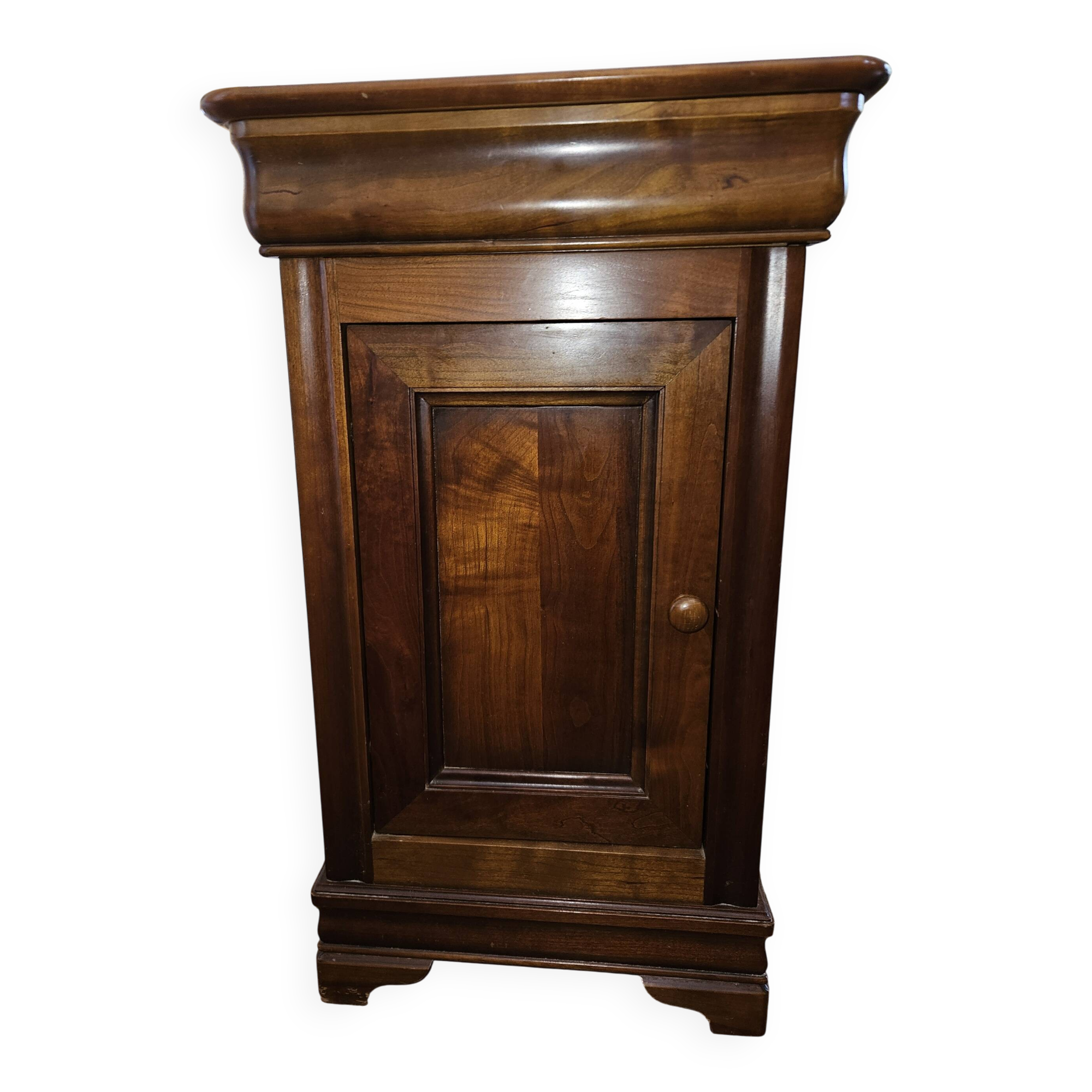 Bedside table made by a cabinetmaker.