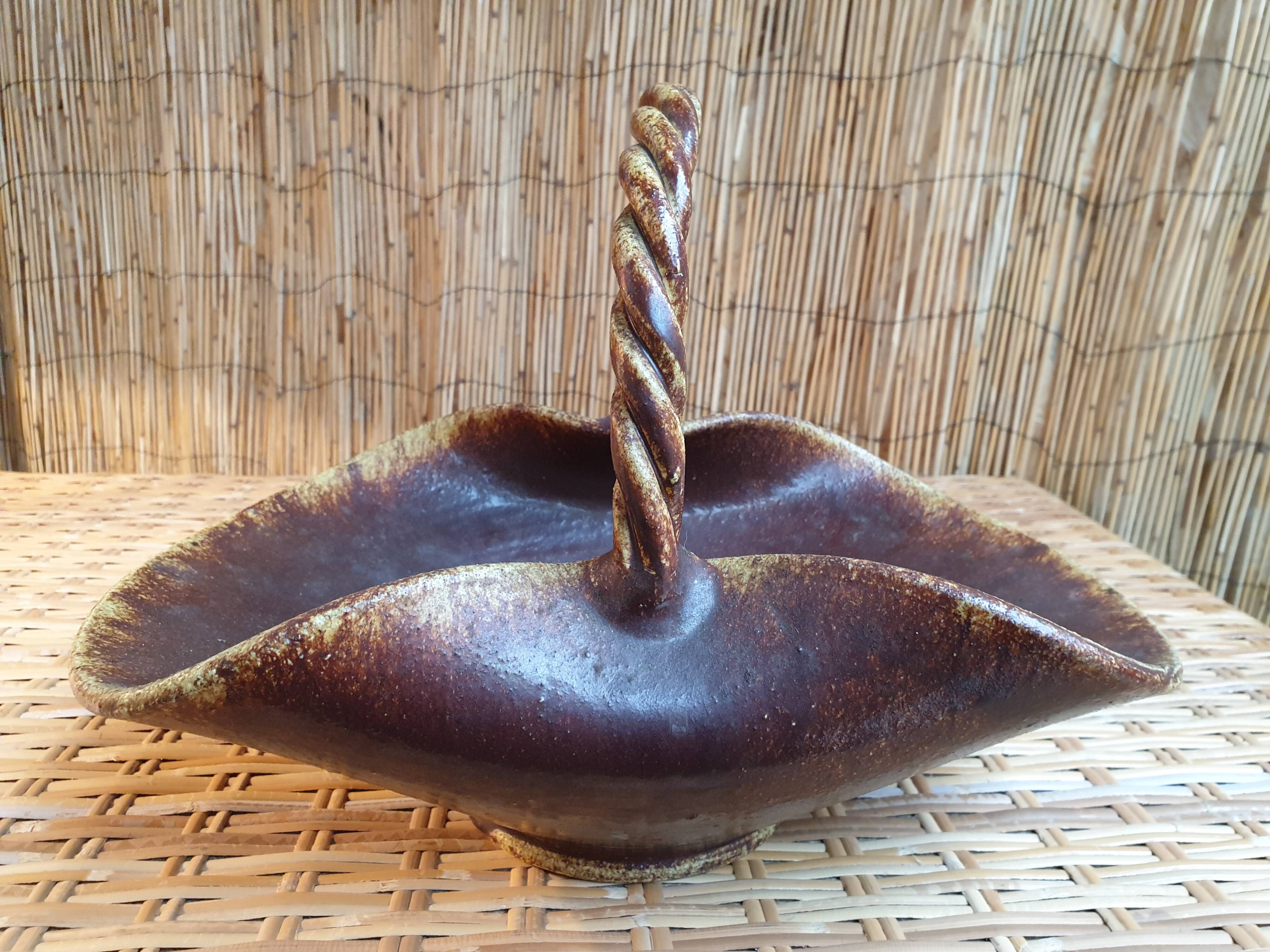 Accolay Trash or ceramics basket 1950s